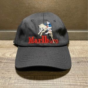 Deadstock Retro Embroidered Marlboro Cigarettes Hat